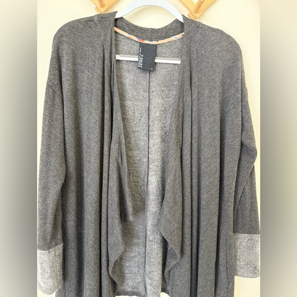 Dolan Anthropologie Open Front Shawl Cardigan - image 4